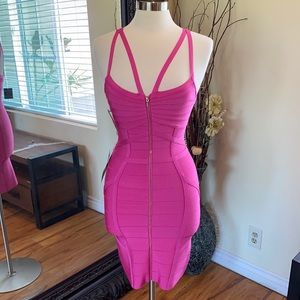 Bebe Pink Bodycon dress.